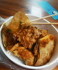 【今天吃什么】核桃调蛋和葱油饼