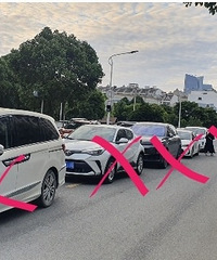 ·���벻ͣ�����򻪳�С��1��6��¥�ܱ�����·�淶ͣ��