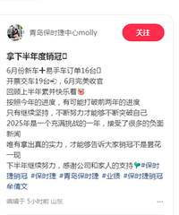 上半年卖出近百台