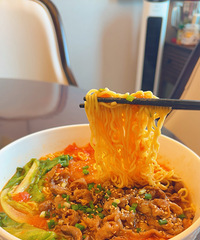 太热了,最近吃面条和麦虾比较多