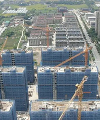 椒江洪家市场群改造“定心丸”:春辰嘉苑安置房全面结顶