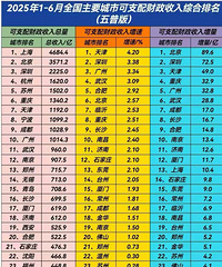 2025��1-6��ȫ����Ҫ���п�֧���������