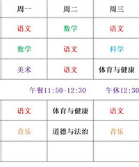 ̨��Сѧ�γ̱�