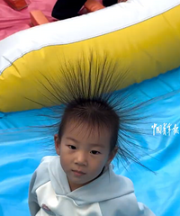 �桰��ͷ���ˣ�С���ѻ������𾲵�ͷ��ըë