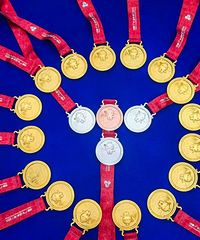 5��̨��ѧ�ӣ�ն��16��3��1ͭ��