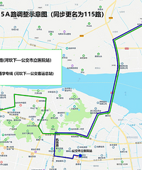 �����Ż�����115A·�ȹ�����·�Ĺ�ʾ