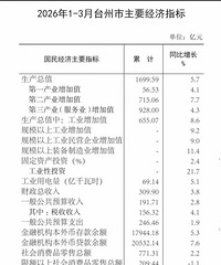 ̨��2026��һ����GDP1699.59��Ԫ