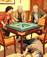 ̨��60�����Ӵ��齫��Ӯ���֣��˷ܹ��ȣ�ͻȻ�Ե�������
