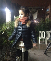 看我的衣服很保暖吧