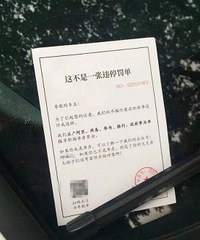 这是违章罚单?当时我就吓坏了