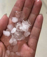 萧山下冰雹了?暴雨、大风全在路上