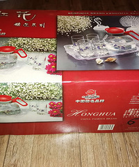 低转全新品牌高档套装艺术玻璃茶具