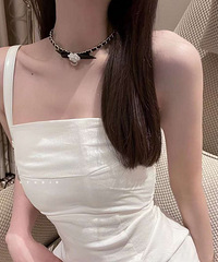全新小香风 山茶花项链