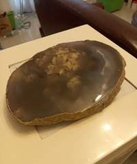 40斤天然玛瑙打包处理