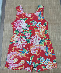 老花布连体裤