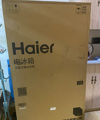 海尔全新冰箱,未拆封,刚提货