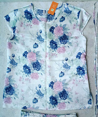 低转重百购入全新仿真丝套装家居服/睡衣3套