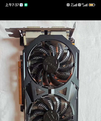 技嘉970显卡,带背板,带信仰灯。 全好,换了其他的出掉。