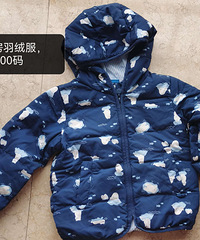男童羽绒服,加厚卫衣