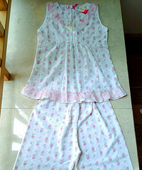 低转全新纯棉布家居服(睡衣)套装