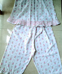 低转全新纯棉布家居服(睡衣)套装