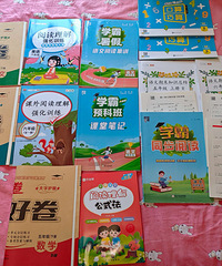 娃的xsc结束,清书柜,各种课辅资料和课外书,合适就出