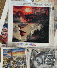 成品钻石画,15副一起打包转