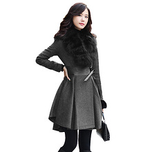 伊丝蒂娜特价2012韩版女装新款冬装带毛领毛