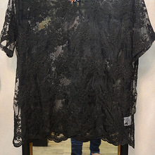 谢小莹☆2012秋款百搭甜美黑蝴蝶结单扣针织