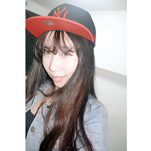 帽子平檐帽NY平沿帽原宿街舞帽BOY帽子嘻哈