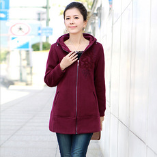 2012秋冬新款包邮时尚女装可爱中长款修身大