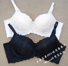 缪梵 中小胸<em>文胸</em>平胸内衣 调整型蝶形性感<em>胸罩</em>