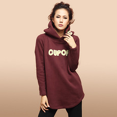 LAPAGAYO(拉柏家雅)秋装卫衣翻领长袖T恤女