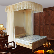 帘幕式蚊帐 挂墙 铝合金导轨 宫廷蚊帐 不锈钢支