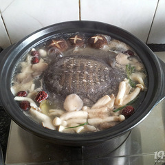 菌菇做法煲兔肉香肠甲鱼图片