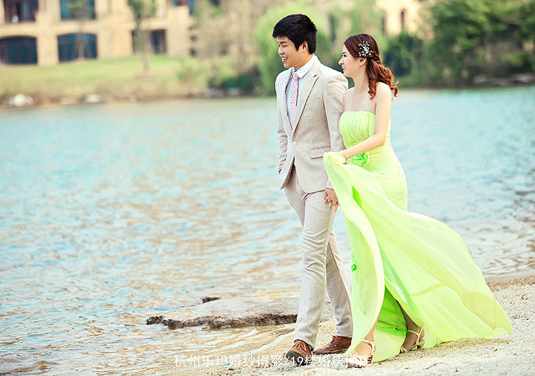 爱的路上有我和你_小清新_海景_杭州乐玛婚纱