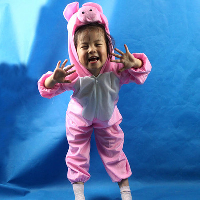 儿童表演服装 演出服装 卡通 动物套装 动物衣服 小粉猪服装 - 母婴 - 杭州19楼