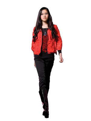 【3色】渔牌3017南乡子 桑蚕丝衬里 刺绣 夹克