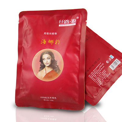 丝路源 海娜粉 海娜植物染发粉正品不过敏染发