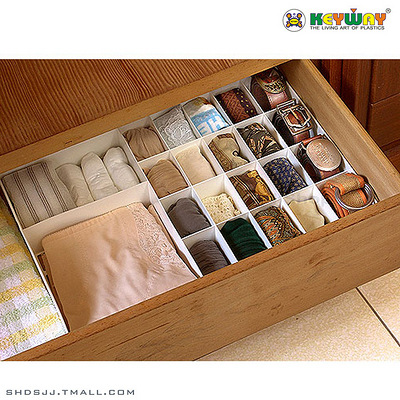 台湾进口keyway+美齐衣物整理盒/<em>文胸</em>内衣裤袜