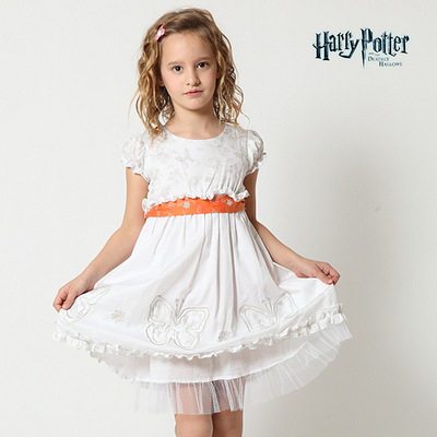 【哈利波特】2012夏装新款童装 大女童裙子白