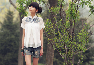 裂帛民族风服饰旗舰店 226#春夏新款 绣花 宽松