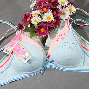 2件包邮/怡<em>兰芬</em>少女<em>文胸学生</em>内衣 无钢圈后背