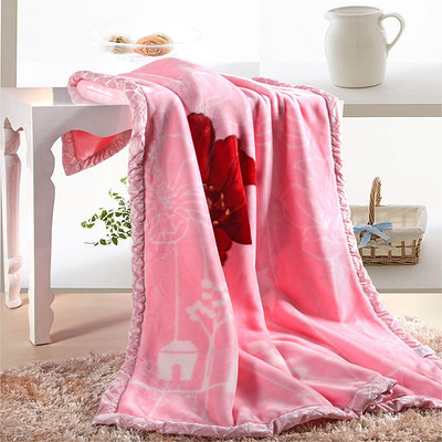 凤凰至尊家纺 儿童毛毯 双层加厚毯子 盖毯 冬毯