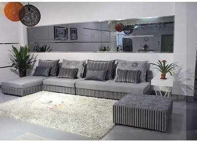 简约现代宜家风格家具 正品布艺沙发 亚麻特价