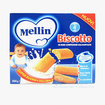意大利原装进口 美林Mellin婴儿宝宝辅食 磨牙棒