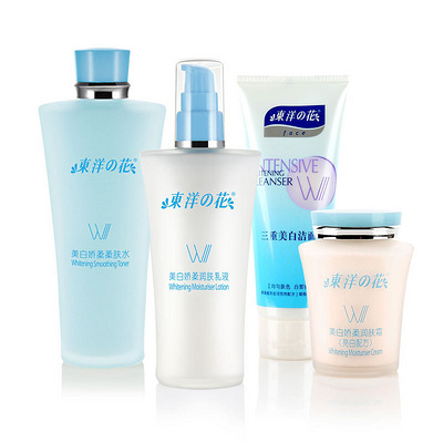 东洋之花 美白 护肤 美白娇柔4件套 套装 洁面