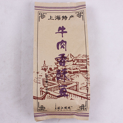 上海特产 老城隍庙特产 浦江明珠牛肉香酥豆 五