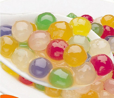 特级彩色珍珠粉圆\/豆500g珍珠奶茶\/四果汤香糯