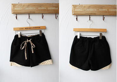 胖mm显瘦休闲加大<em>码短裤</em>秋冬新品<em>短裤</em>哈伦毛